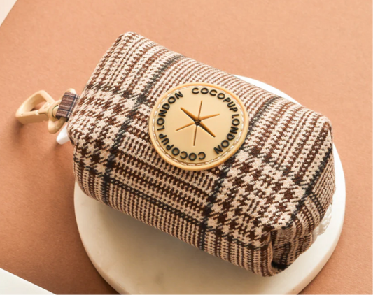 Cocopup London Poop Bag Holder - Pup Plaid