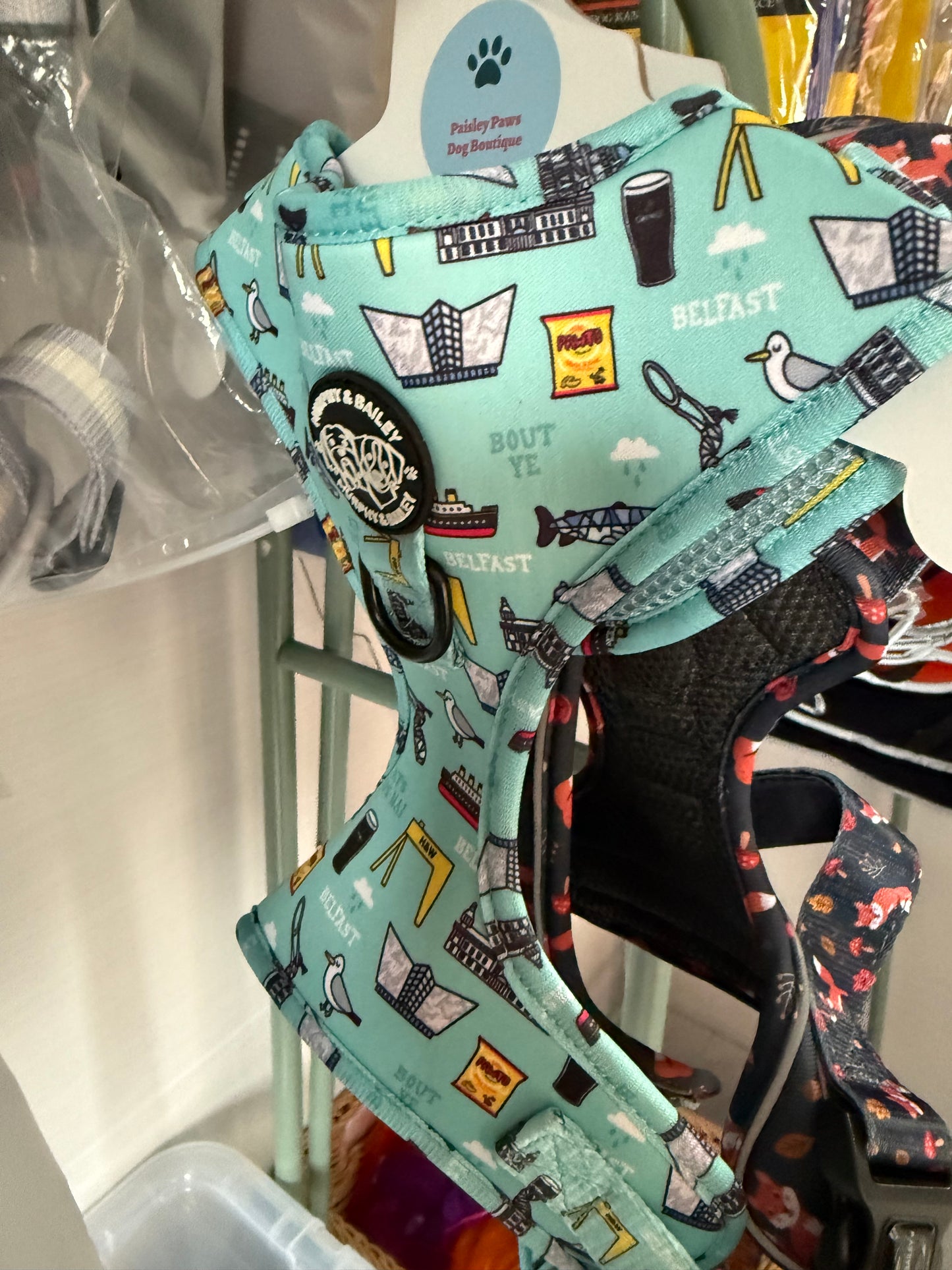 Murphy & Bailey Adjustable Harness - Mutts about Belfast Blue