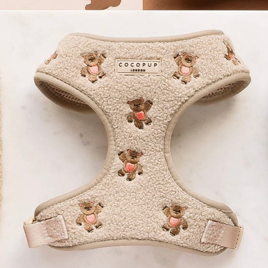 Cocopup London Theo Embroidered Teddy Adjustable Harness
