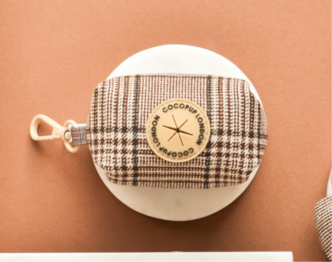 Cocopup London Poop Bag Holder - Pup Plaid