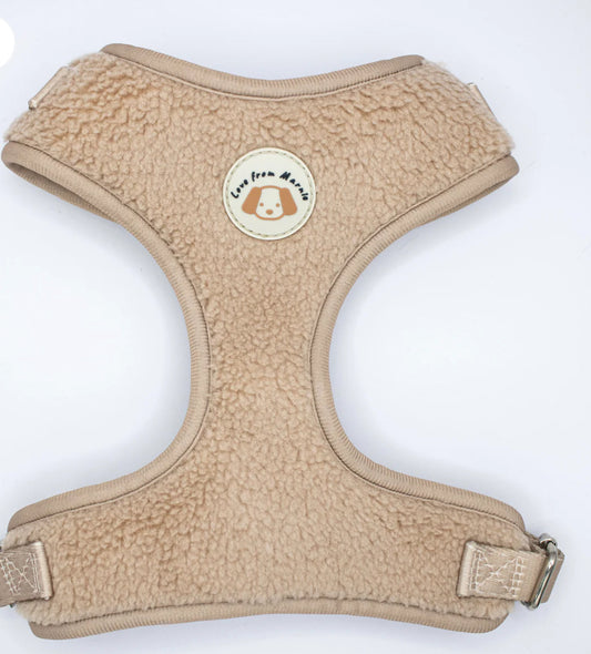 Love From Marnie Adjustable Harness - Fleece Latte