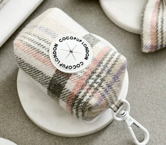 Cocopup London Poop Bag Holder - Oxford Plaid