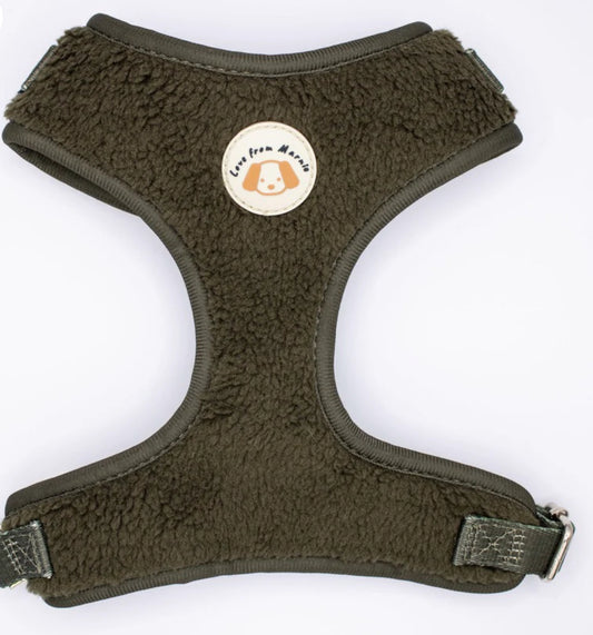 Love From Marnie Adjustable Harness - Fleece Olive