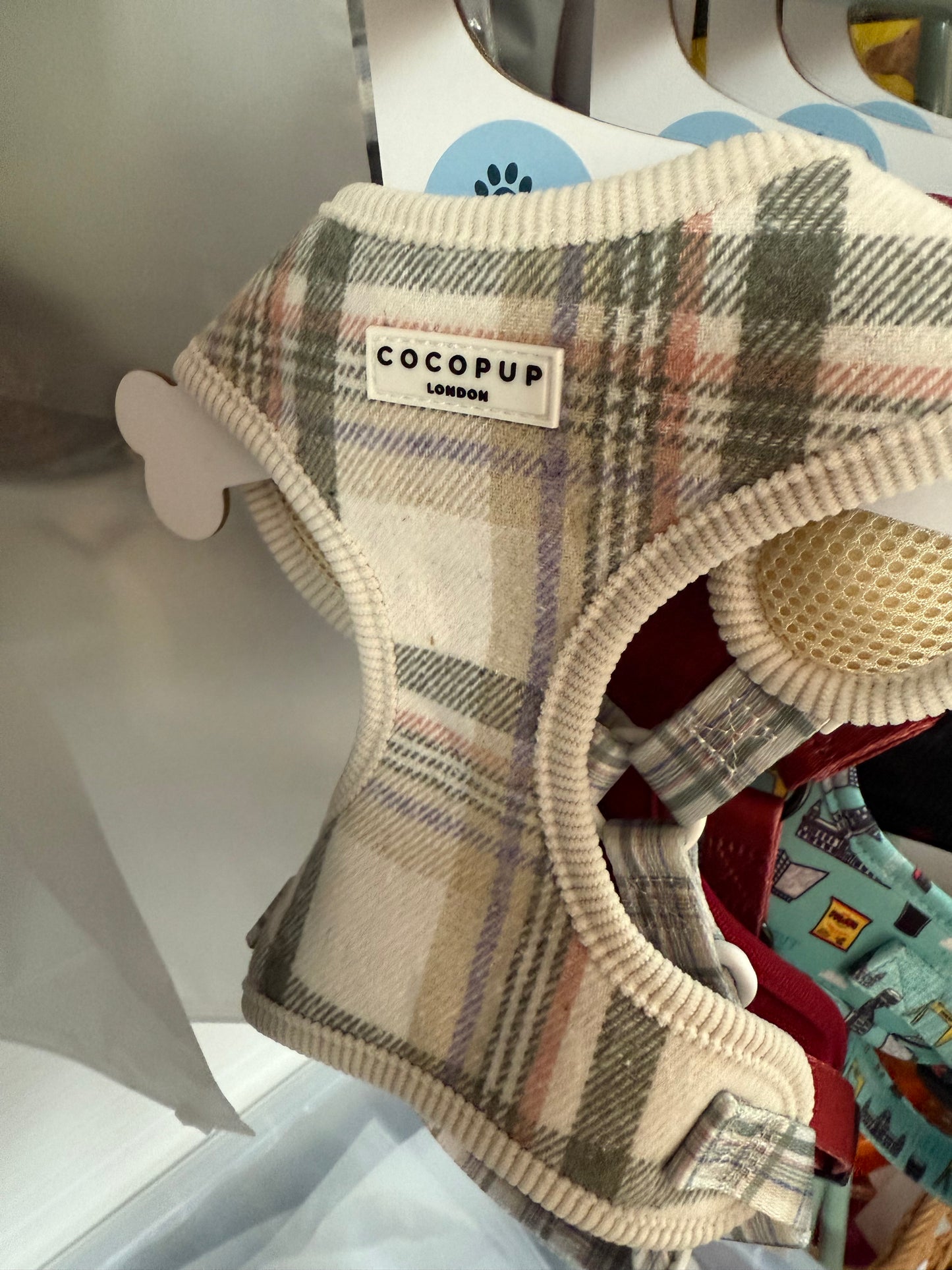 Cocopup London Adjustable Neck Harness - Oxford Plaid