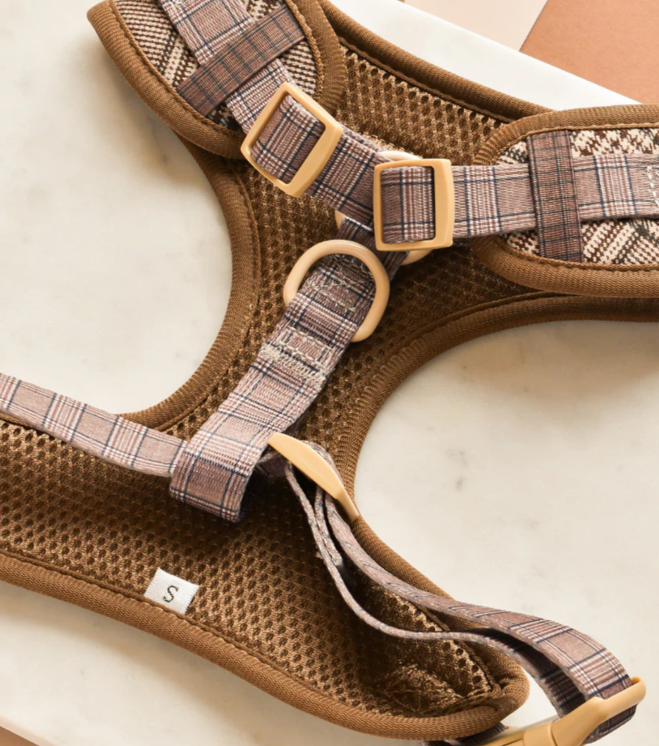 Cocopup London Adjustable Neck Harness - Pup Plaid