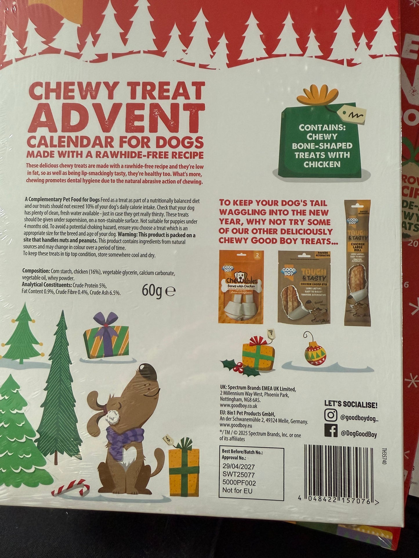 Good Boy Chewy Advent Calendar For Dogs