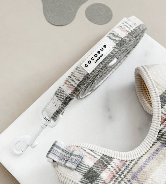Cocopup London Oxford Plaid Lead