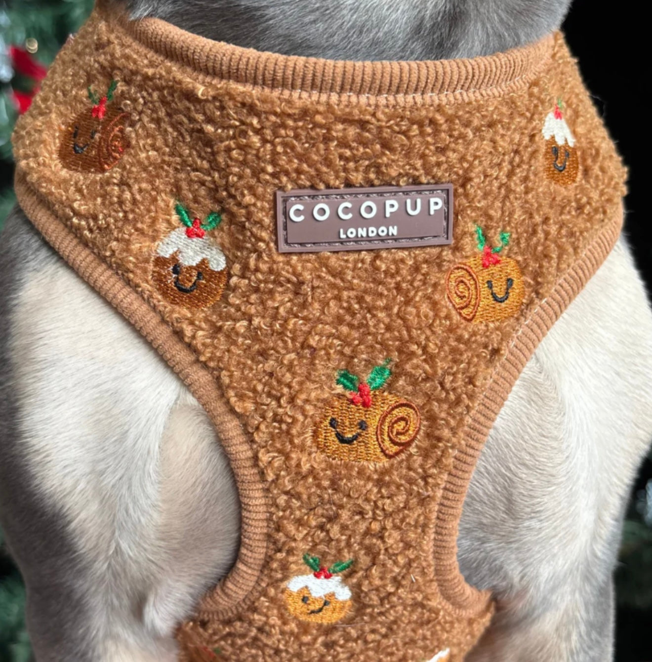 Cocopup London Festive Pudding Adjustable Harness