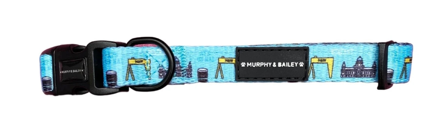 Murphy and Bailey Collar - Mutts about Belfast Blue