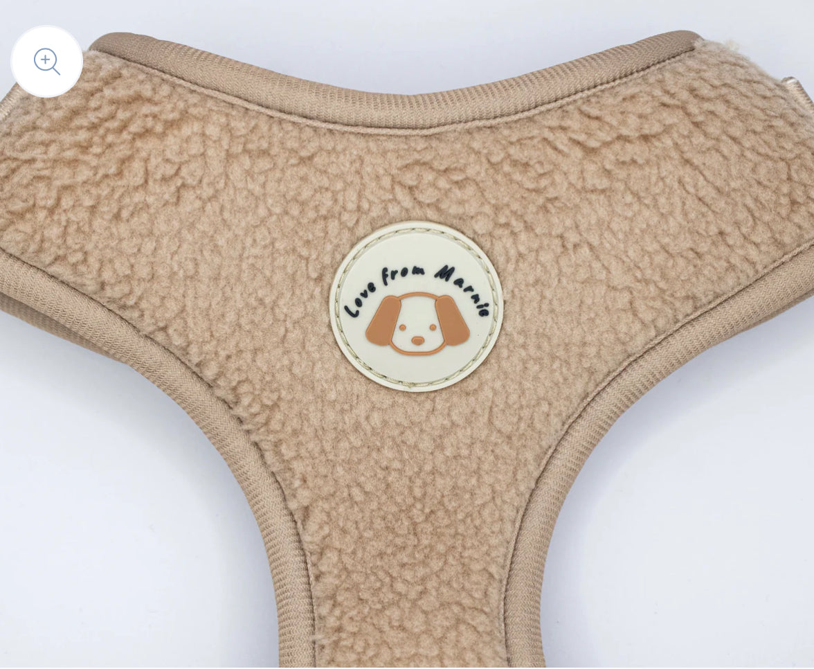 Love From Marnie Adjustable Harness - Fleece Latte