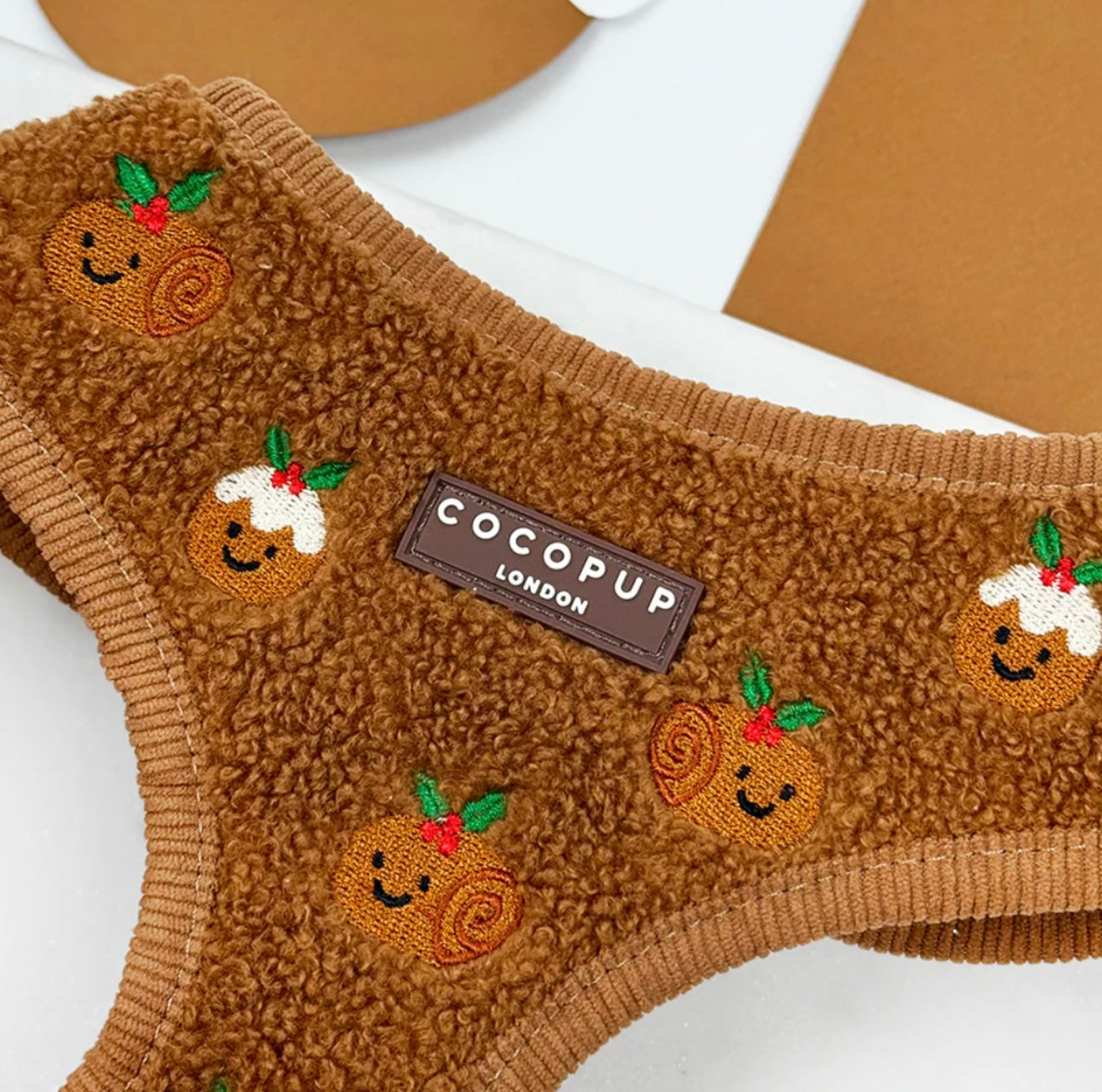 Cocopup London Festive Pudding Adjustable Harness