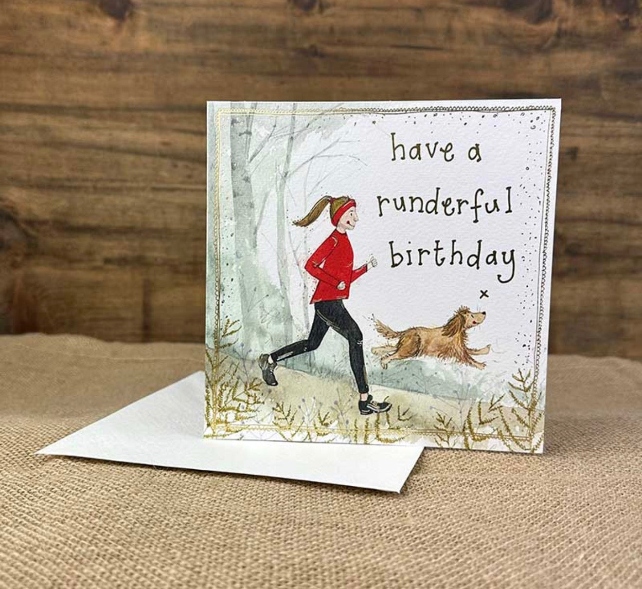 Alex Clark - Morning Run Birthday Card