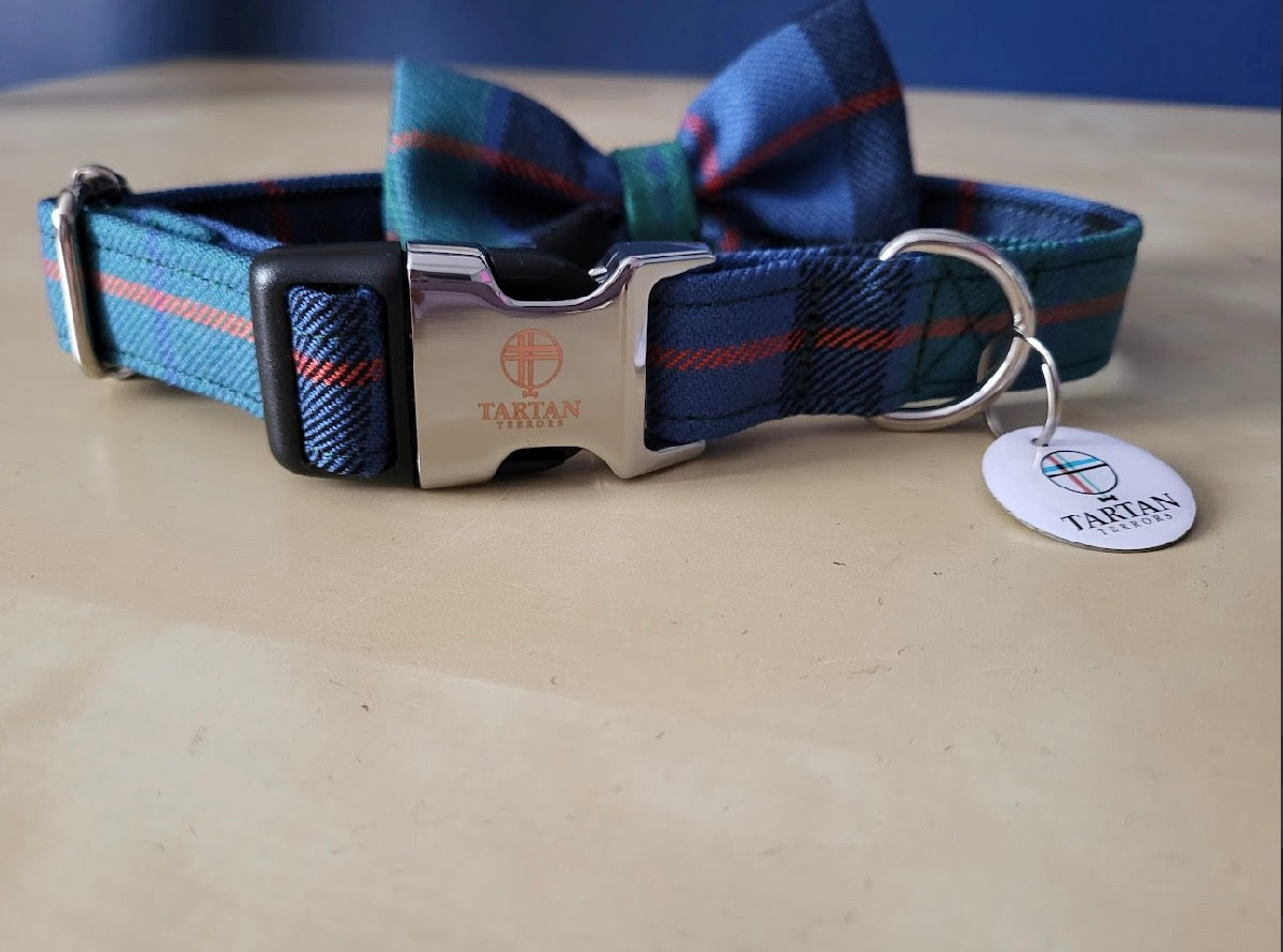 Tartan Terrors Flower of Scotland Tartan Collar