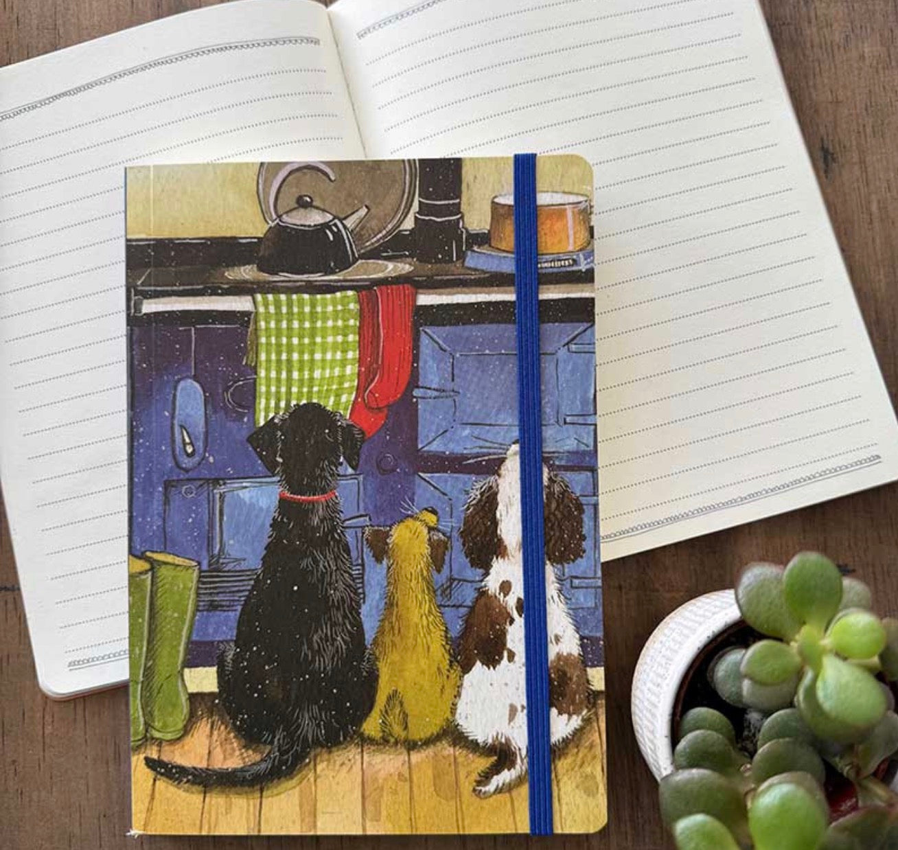 Alex Clark - Hotdogs Large Notebook