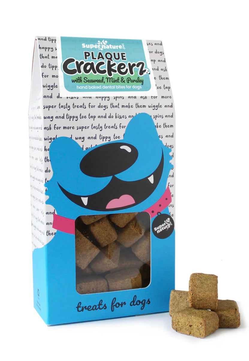 Plaque Crackerz Dental Bites for Dogs 250g