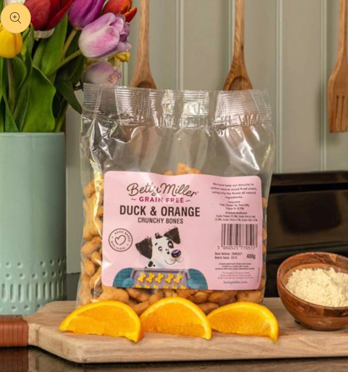 Betty Miller Grain Free Duck & Orange Crunchy Bones