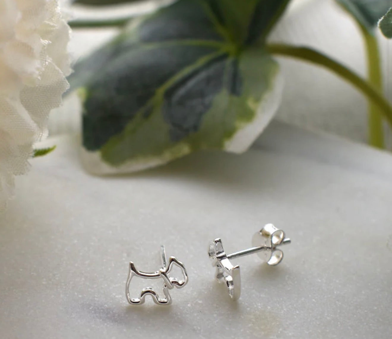 KALI MA DESIGNS- MATILDA SCOTTIE DOG SILHOUETTE STUDS