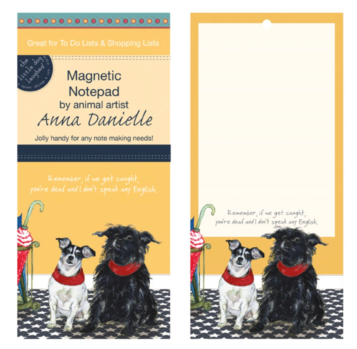 Rescue Terriers Magnetic Notepad | Anna Danielle