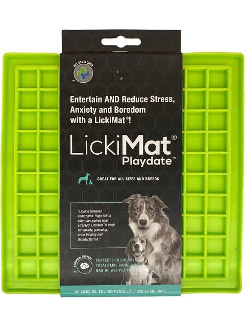 LickiMat Playdate Green