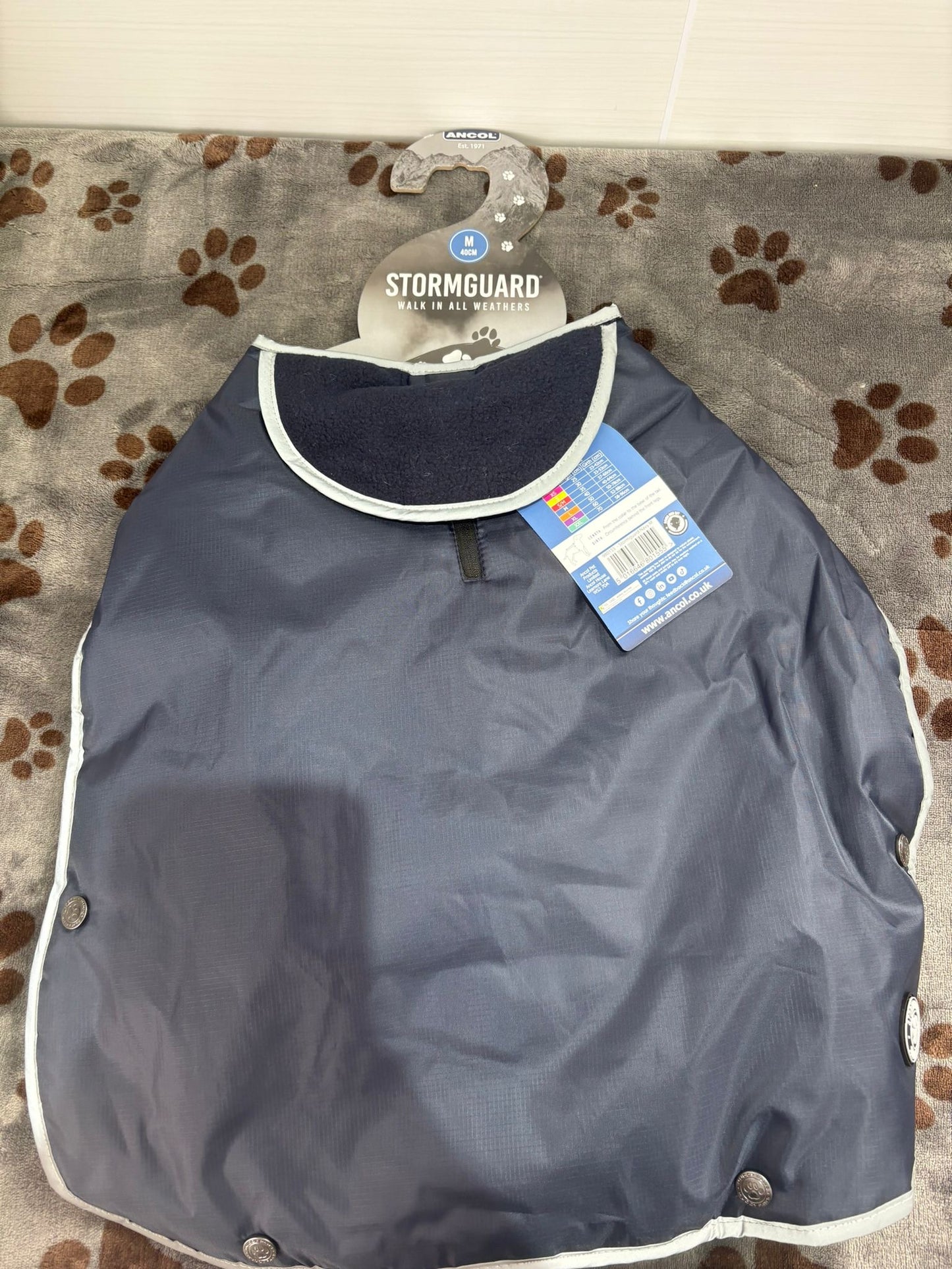 Ancol Stormguard Dog Jacket Blue