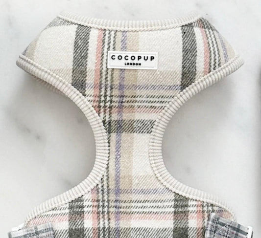 Cocopup London Adjustable Neck Harness - Oxford Plaid