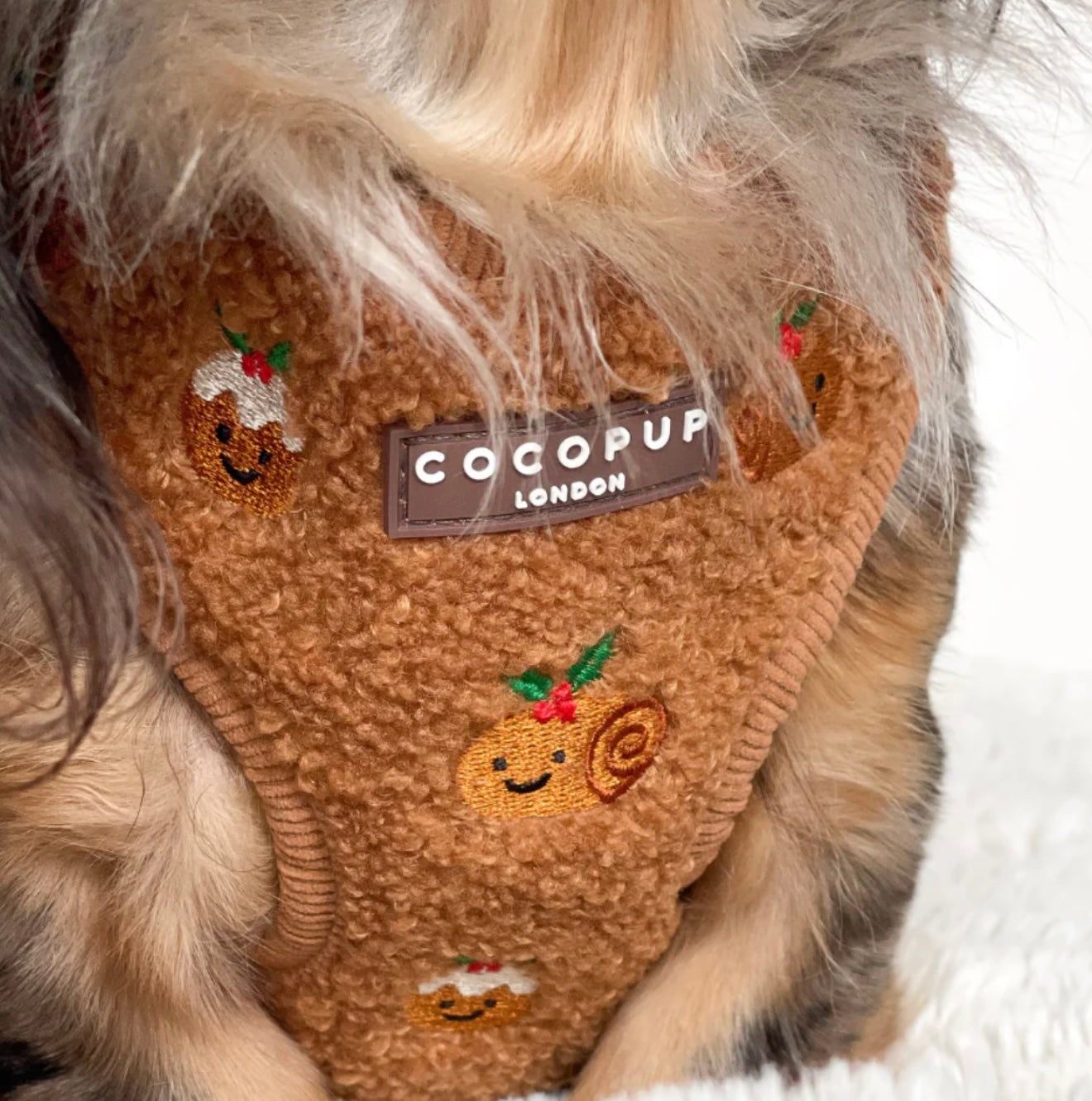 Cocopup London Festive Pudding Adjustable Harness