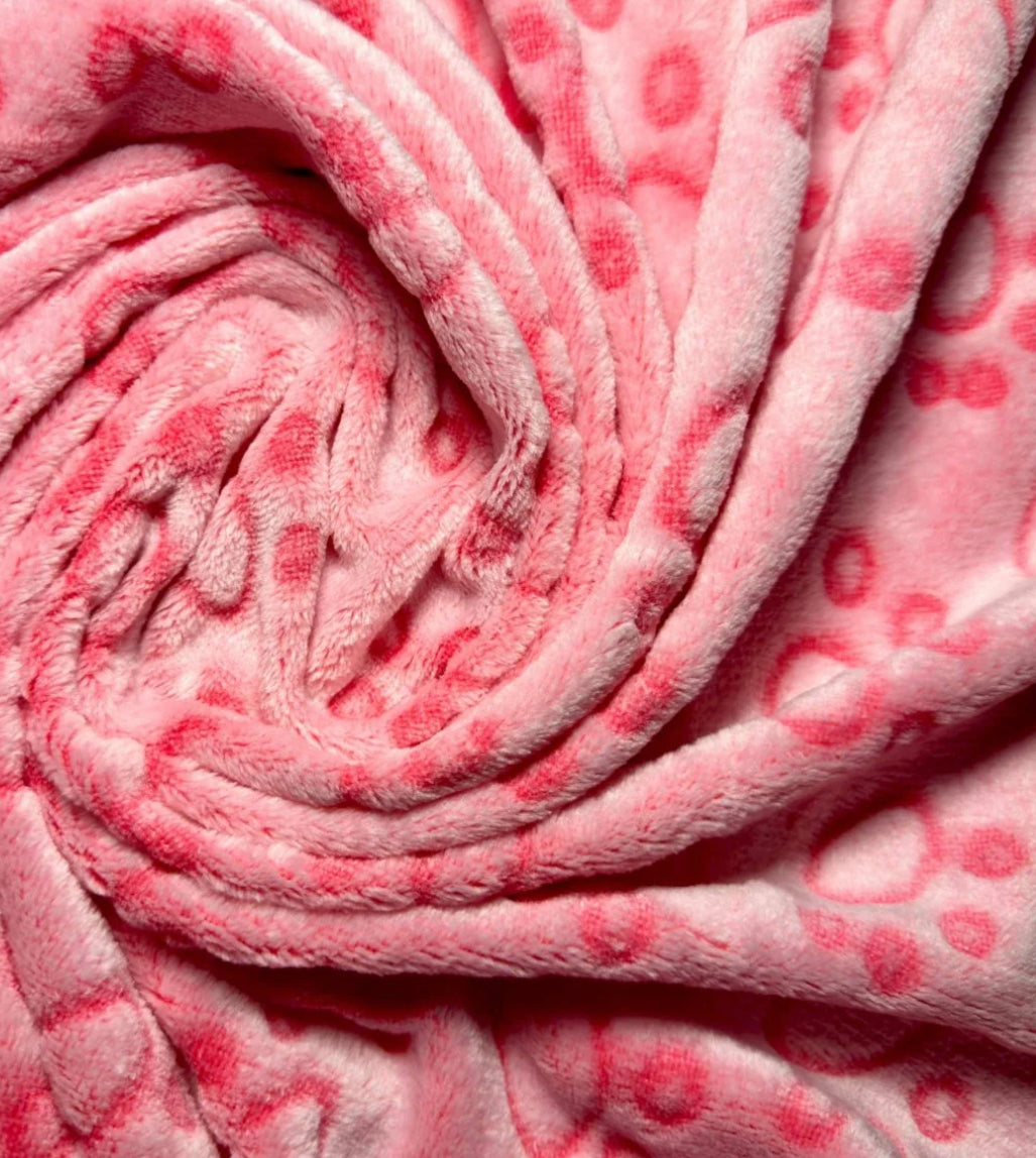 Pup Club Couture Pet Blanket - Pink Paws Medium