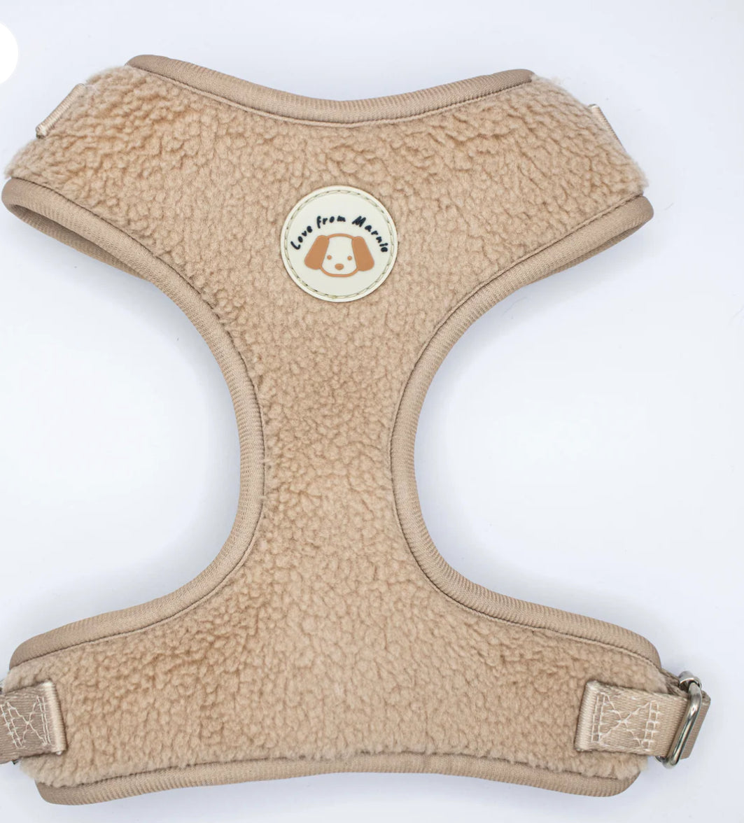 Love From Marnie Adjustable Harness - Fleece Latte