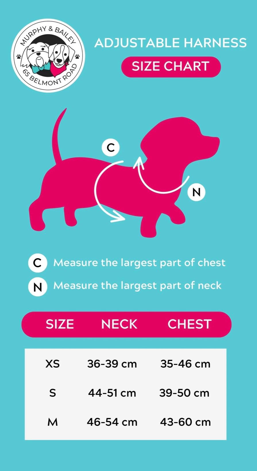 Murphy & Bailey Adjustable Harness - Woolly Danders