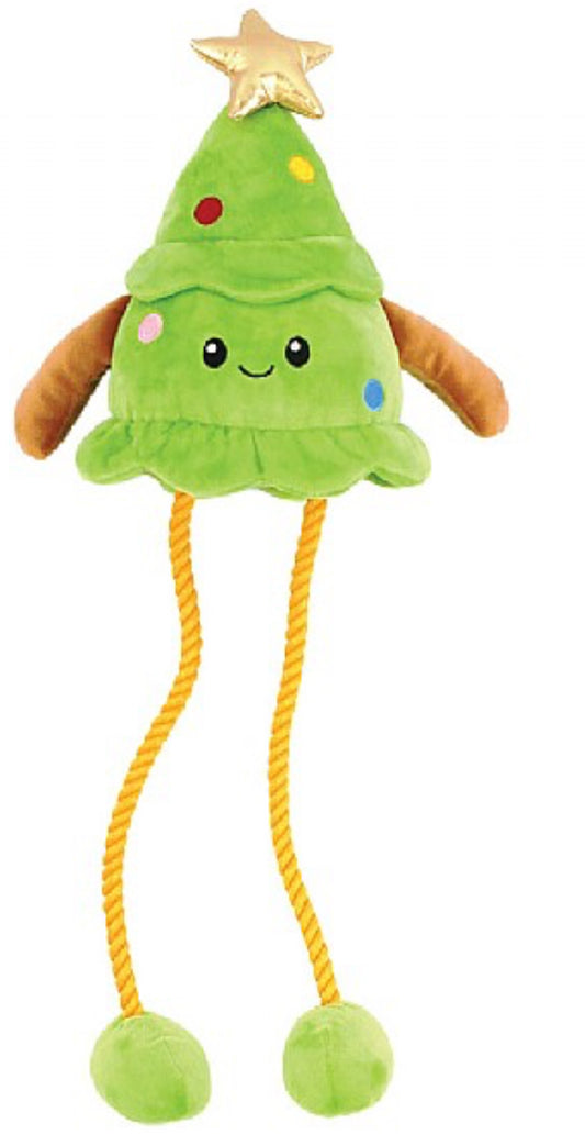 Happy Pet Long Leg Christmas Tree Soft Toy