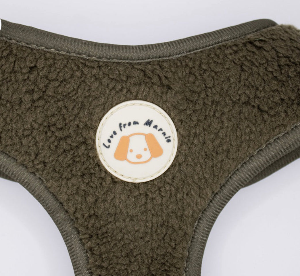 Love From Marnie Adjustable Harness - Fleece Olive