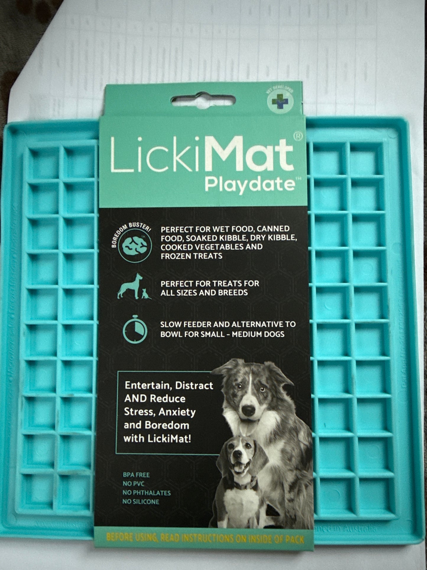 LickiMat Playdate Blue