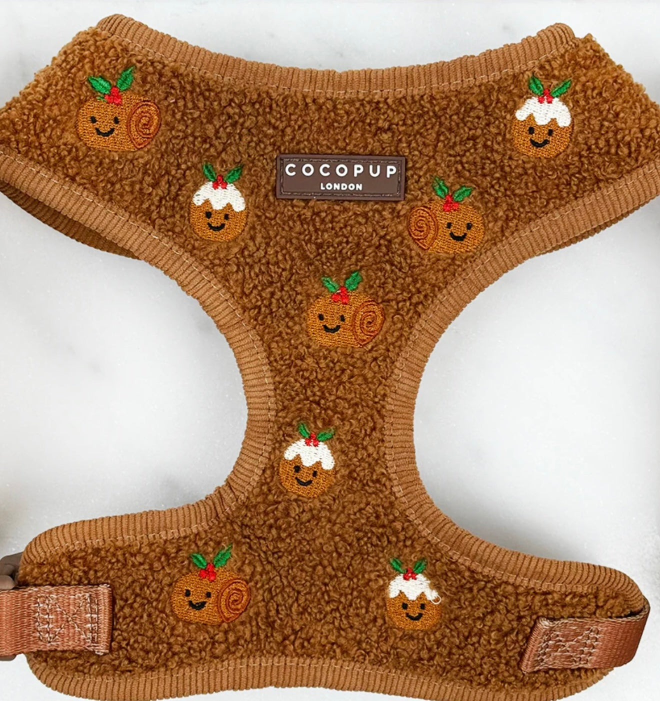 Cocopup London Festive Pudding Adjustable Harness