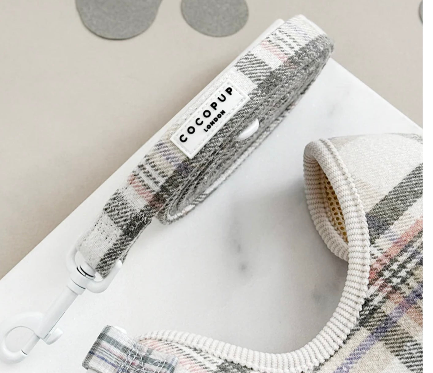 Cocopup London Collar Oxford Plaid
