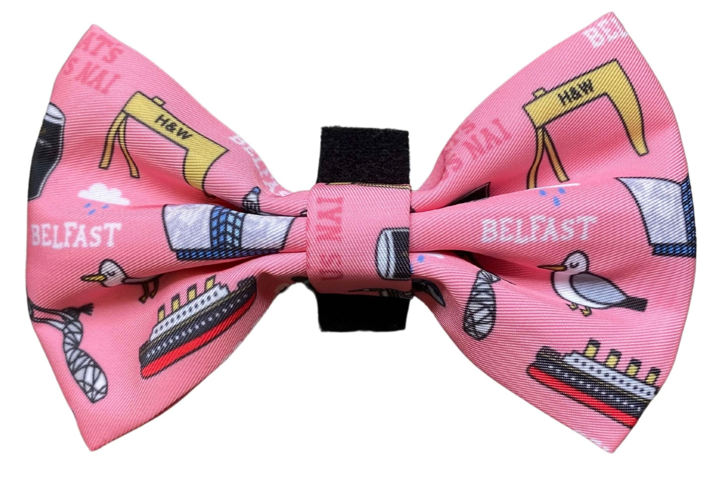 Murphy and Bailey Bow Tie - Mutts about Belfast Pink