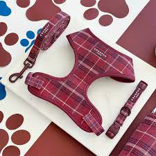 Cocopup London Collar - Mulberry Plaid
