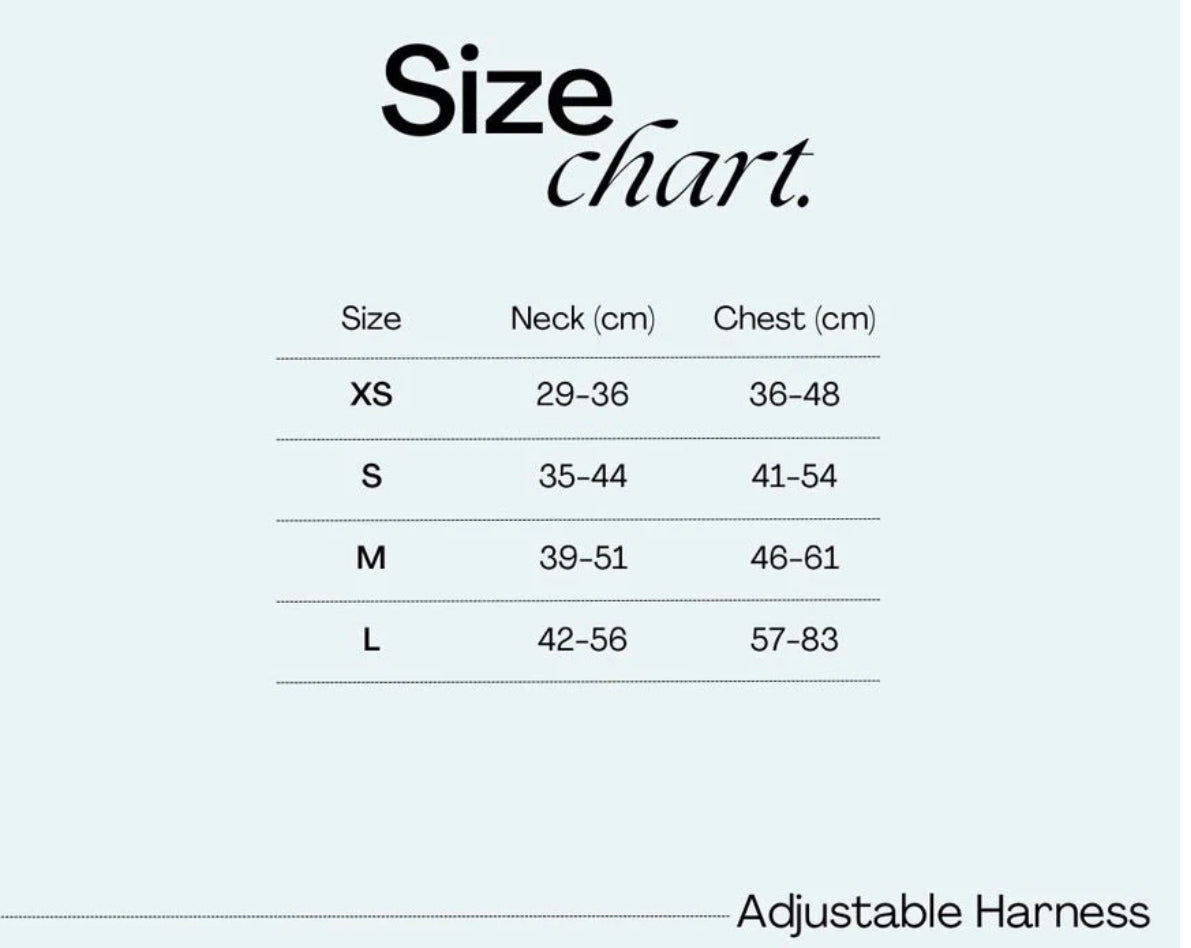 Love From Marnie Adjustable Harness - Strawberry Thief