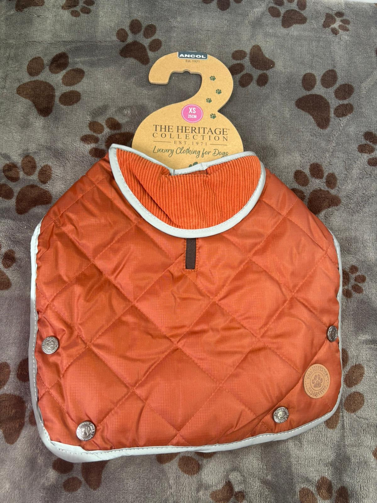 Ancol Heritage Dog Jacket Terracotta