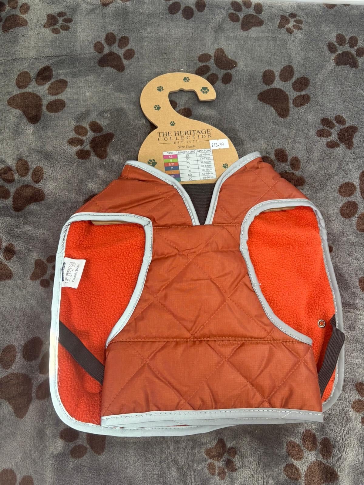 Ancol Heritage Dog Jacket Terracotta