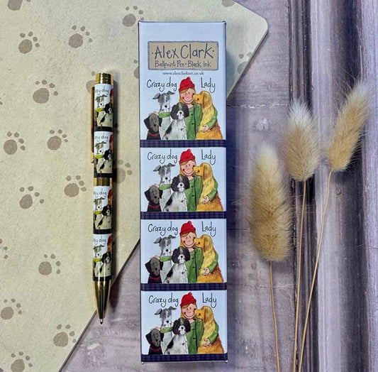 Alex Clark - Crazy Dog Lady Ballpoint Pen