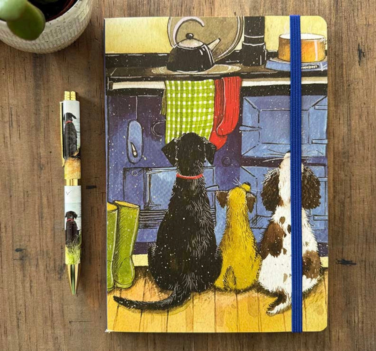 Alex Clark - Hotdogs Large Notebook