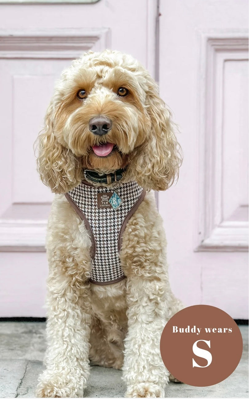 Paw Couture Country Houndstooth Adjustable Harness