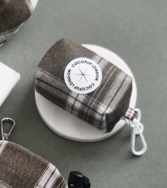 Cocopup London Olive Check Poop Bag