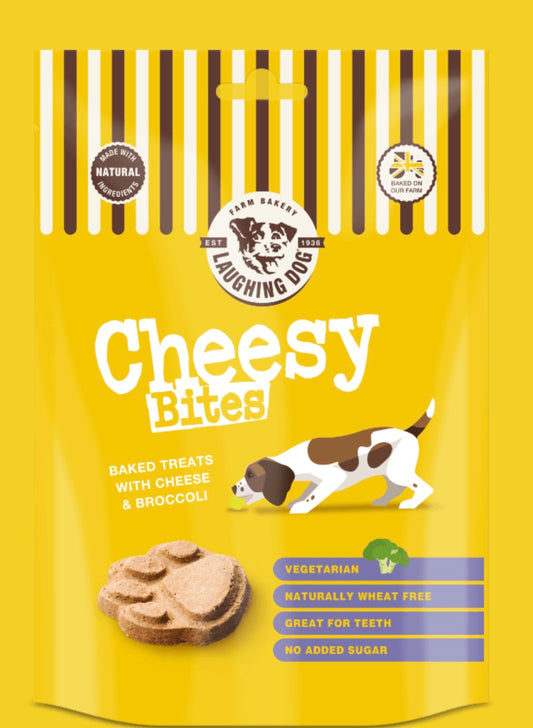 Laughing Dog Cheesy Bites Wheat