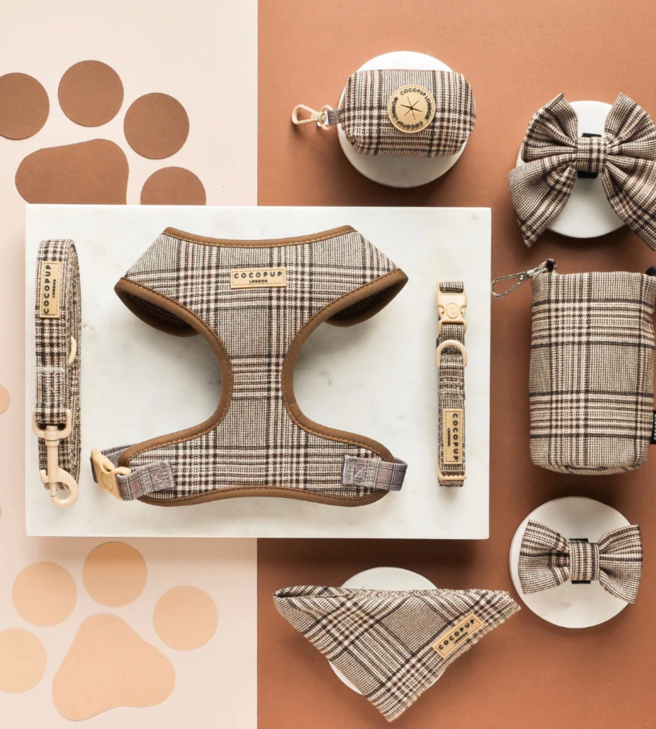 Cocopup London Pup Plaid Collar