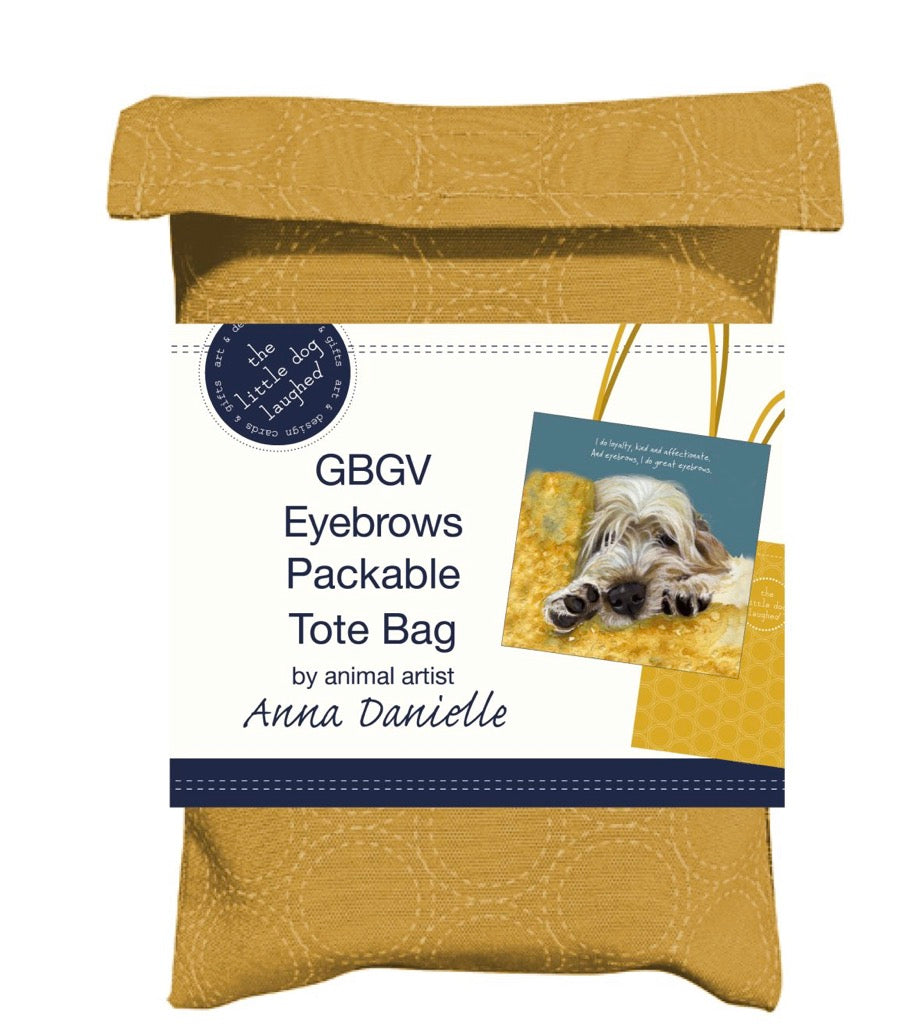 The Little Dog Laughed GBGV Packable Tote Bag