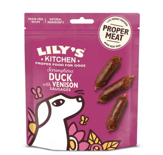 Lily’s Kitchen Duck and Venison Sausages