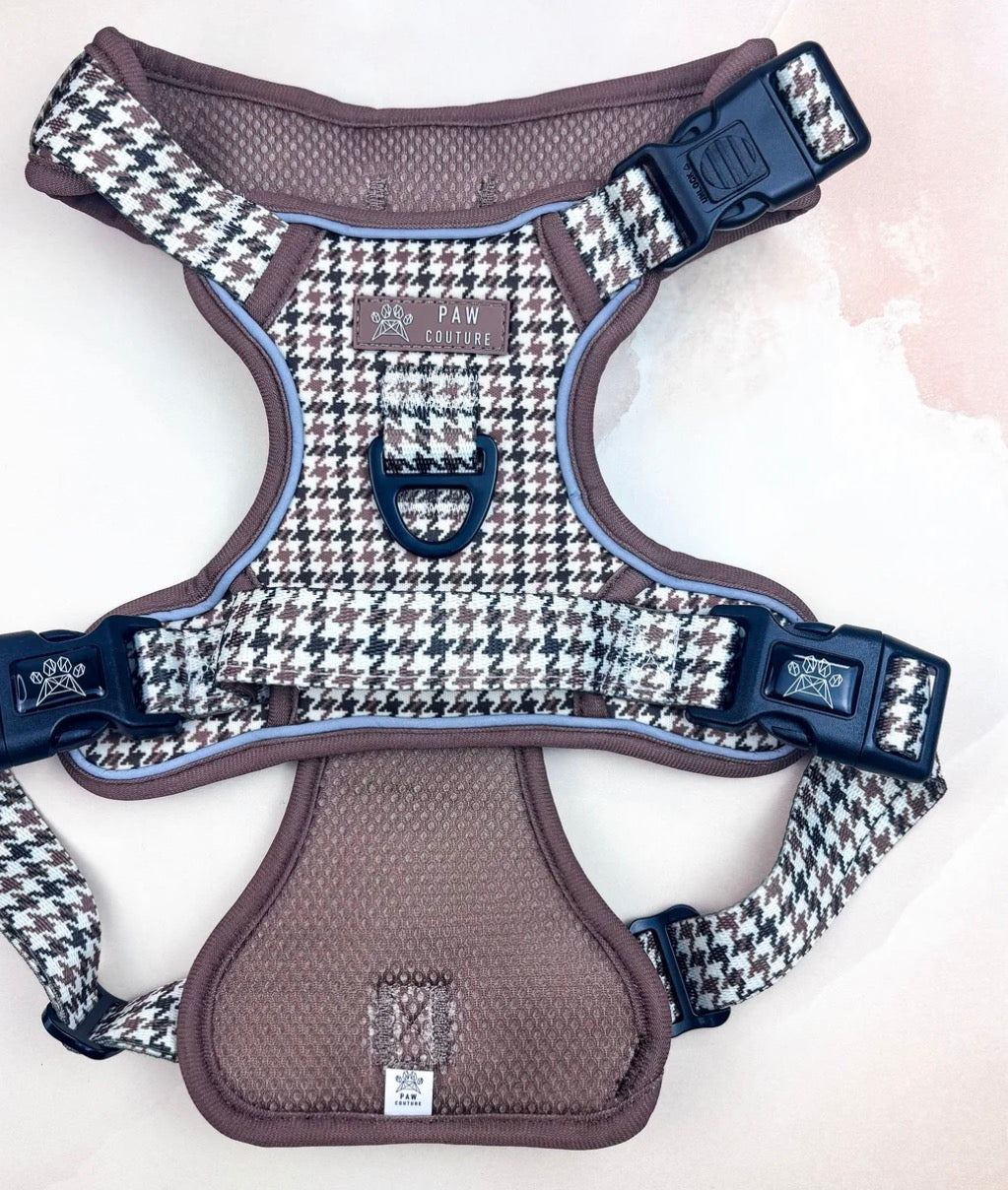 Paw Couture Country Houndstooth TrailBlazer Harness