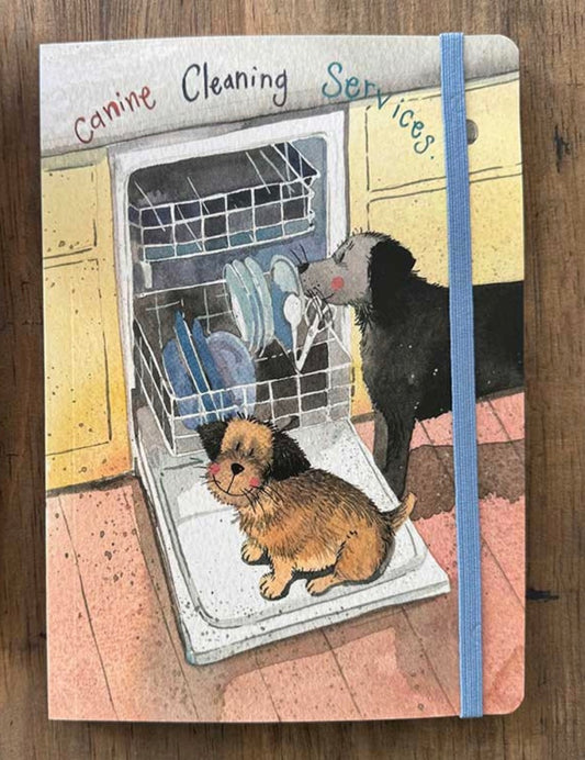 Alex Clark - Canine Cleaning Services Large Notebook