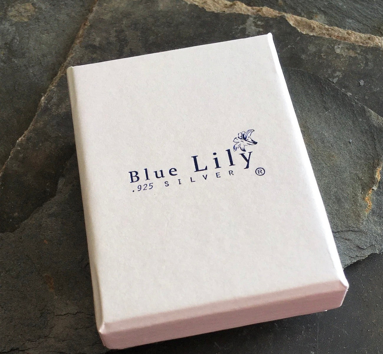 Blue Lily Dog Paw Pendant with 18 inch Necklace